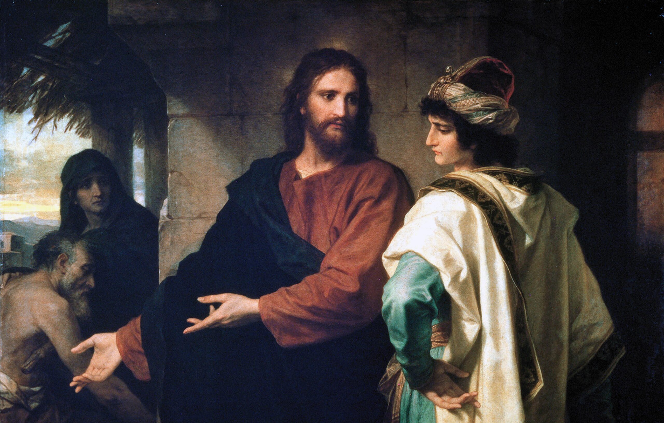 Chrystus i bogaty młodzieniec, Chrystus i bogaty młodzieniec, 1889