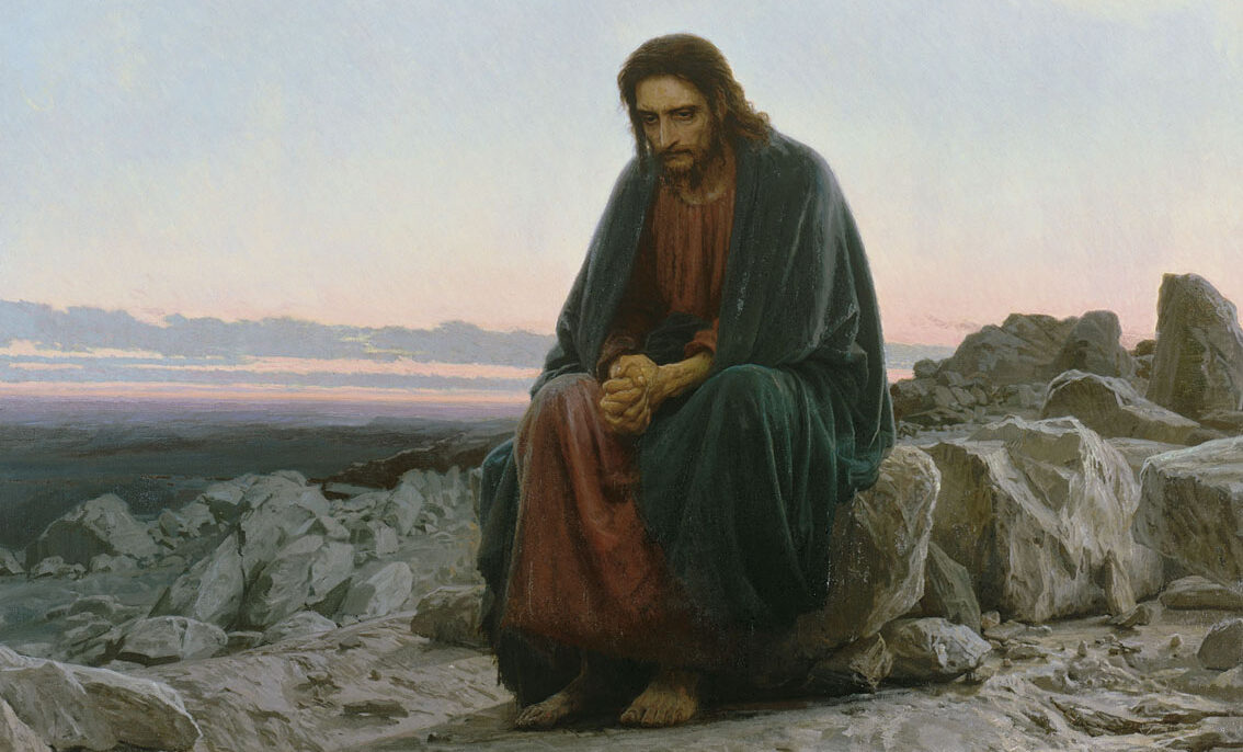 Chrystus na pustyni, Iwan Kramskoj