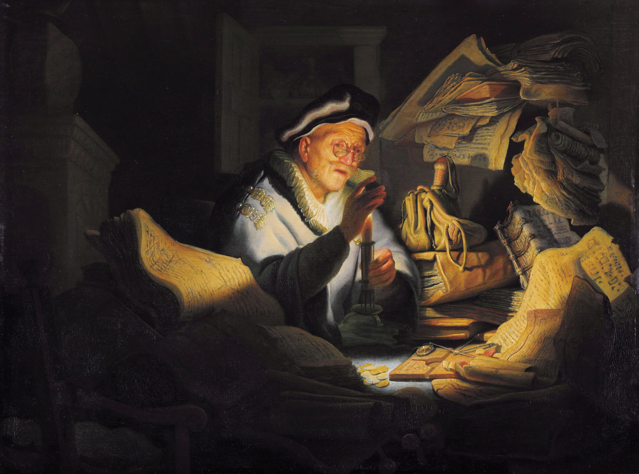 Przypowieść o bogaczu, Rembrandt, 1627