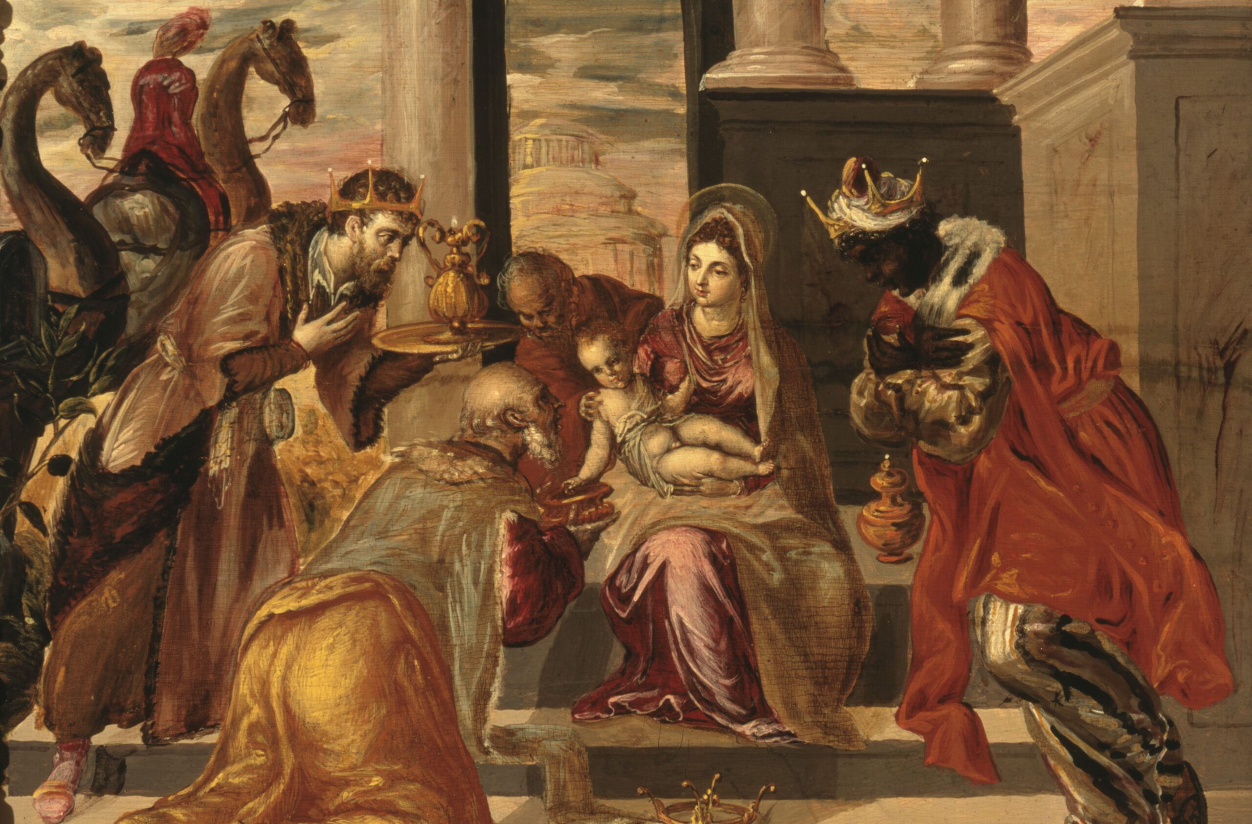 El Grecko, Pokłon Mędrców, 1568-1569